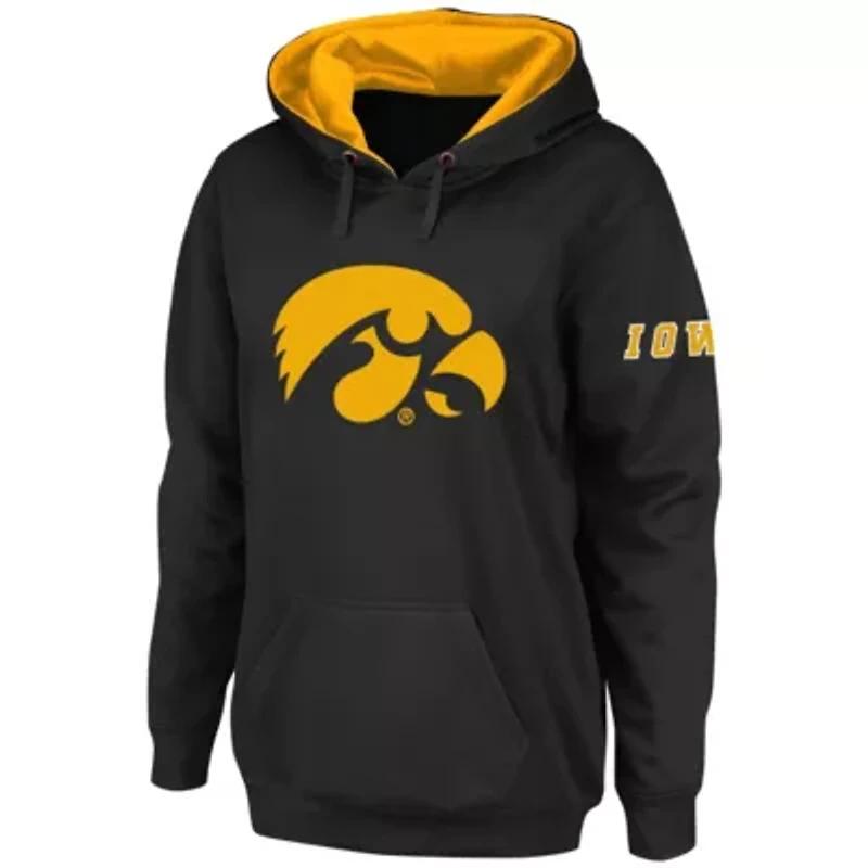NCAA Iowa Hawkeyes Big Logo Pullover Hoodie