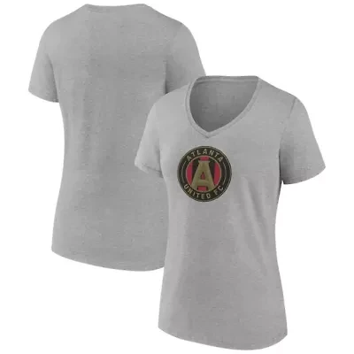 MLS Fanatics Atlanta United FC Logo V-Neck T-Shirt