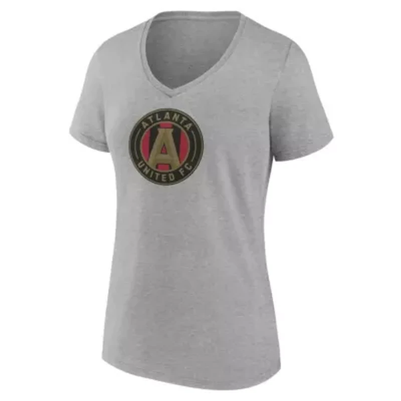 MLS Fanatics Atlanta United FC Logo V-Neck T-Shirt