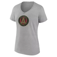 MLS Fanatics Atlanta United FC Logo V-Neck T-Shirt