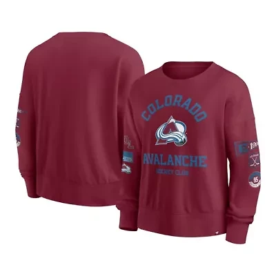 NHL Fanatics Colorado Avalanche Go Team Pullover Sweatshirt