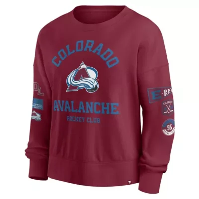 NHL Fanatics Colorado Avalanche Go Team Pullover Sweatshirt
