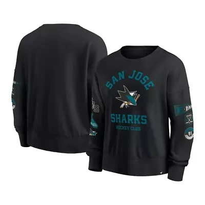 NHL Fanatics San Jose Sharks Go Team Pullover Sweatshirt