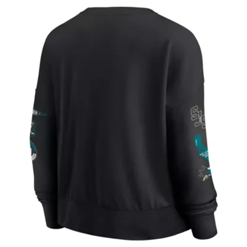NHL Fanatics San Jose Sharks Go Team Pullover Sweatshirt