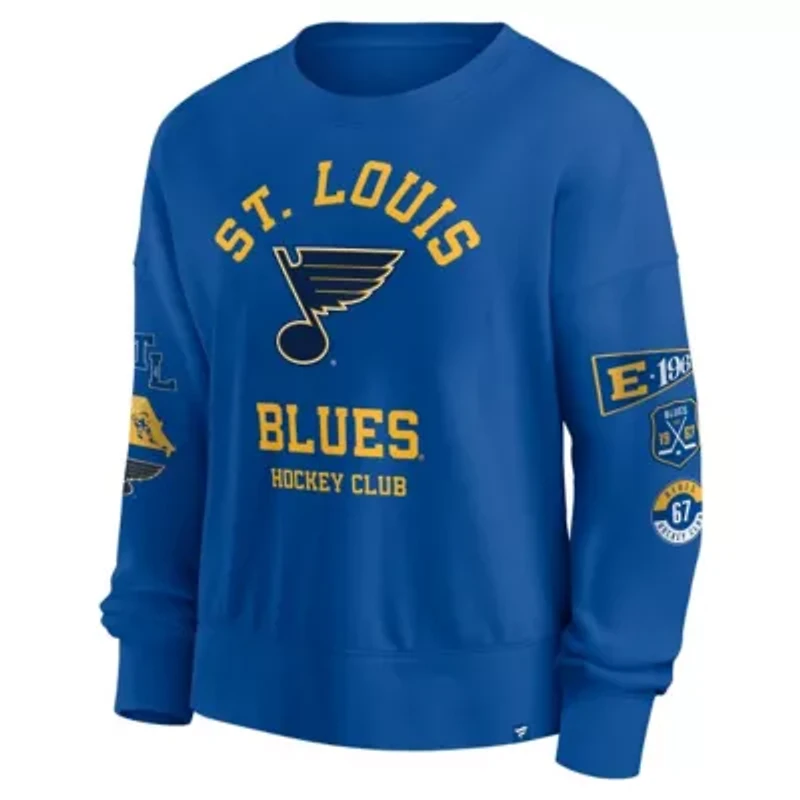 NHL Fanatics St. Louis Blues Go Team Pullover Sweatshirt
