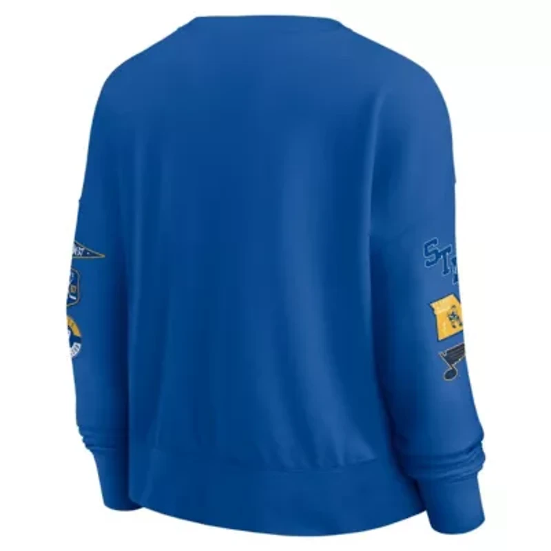 NHL Fanatics St. Louis Blues Go Team Pullover Sweatshirt