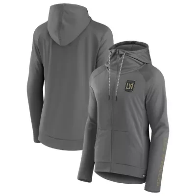 MLS Fanatics LAFC Iconic Raglan Full-Zip Hoodie
