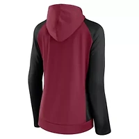 MLS Fanatics Red/Black Atlanta United FC Iconic Raglan Full-Zip Hoodie