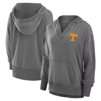 NCAA Fanatics Tennessee Volunteers Initiative Snow Wash French Terry V-Neck Pullover Hoodie