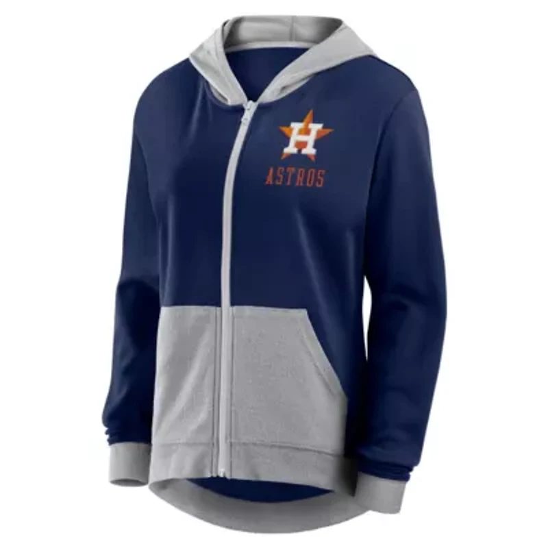 MLB Fanatics Houston Astros Hit It French Terry Full-Zip Hoodie