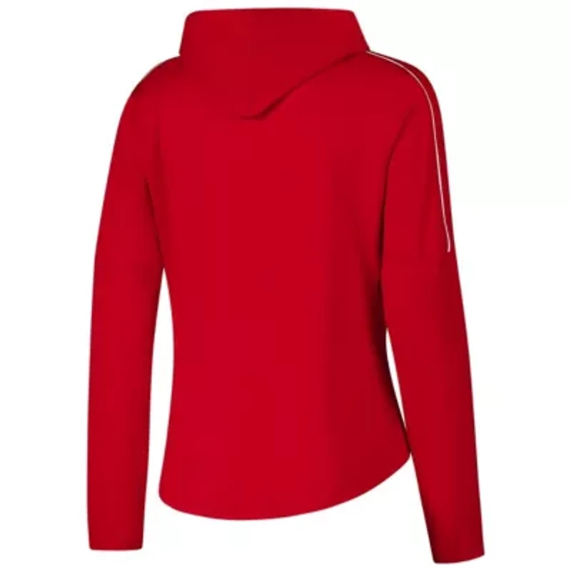 NCAA Under Armour Wisconsin Badgers Gameday Knockout Long Sleeve Hooded T-Shirt