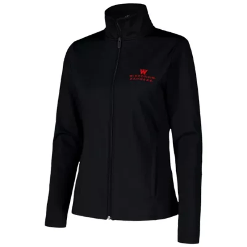 NCAA Under Armour Wisconsin Badgers Sweat-Wicking Soft Motion Full-Zip Jacket