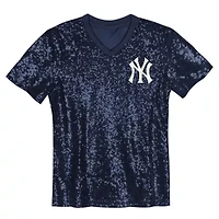 MLB Juniors Aaron Judge New York Yankees Name & Number Sequin V-Neck Top