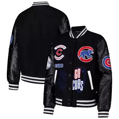 MLB Chicago Cubs Full-Snap Varsity Jacket