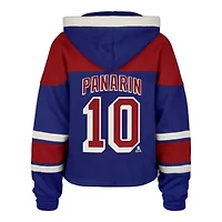 NHL Artemi Panarin New York Rangers Superior Lacer Cropped Pullover Hoodie