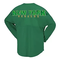 NHL Fanatics Kelly New York Rangers St. Patrick's Day T-Shirt