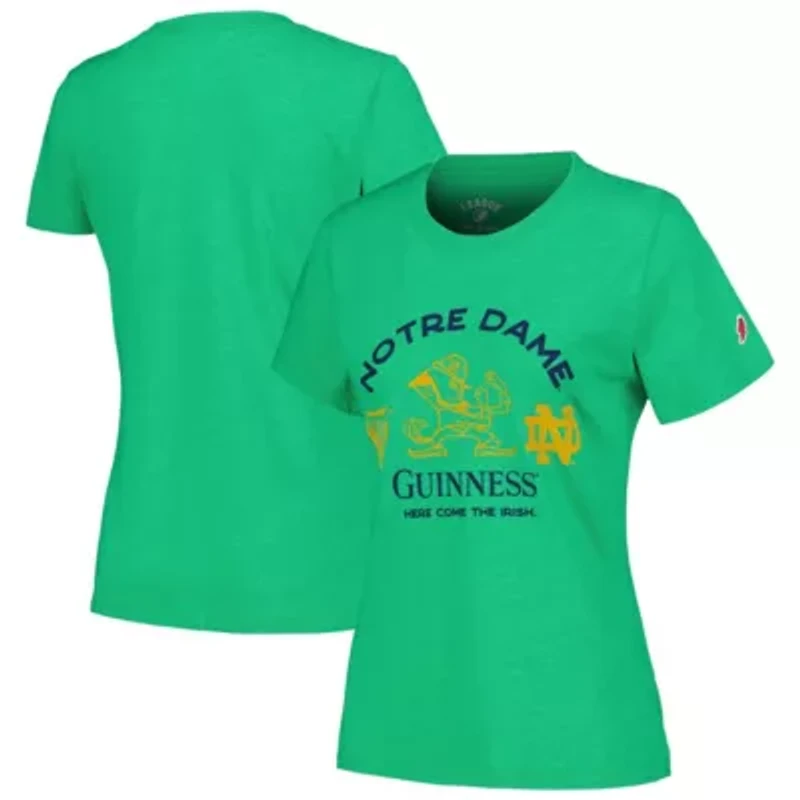 Multi-Team NCAA Notre Dame Fighting Irish x Guinness Arch Tri-Blend T-Shirt