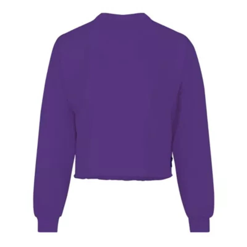 NCAA Clemson Tigers Slouchy Cropped Long Sleeve T-Shirt