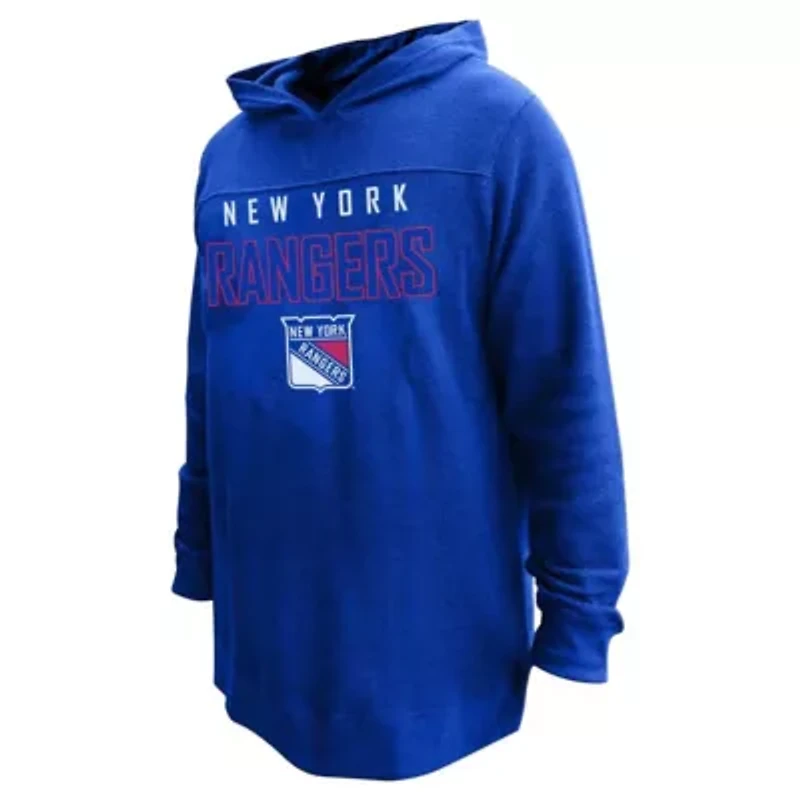 NHL Mika Zibanejad New York Rangers Plus Name & Number Thermal Pullover Hoodie