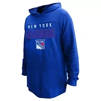 NHL Mika Zibanejad New York Rangers Plus Name & Number Thermal Pullover Hoodie