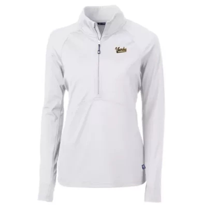 NCAA Vanderbilt Commodores Vault DryTec Adapt Eco Knit Stretch Recycled Raglan Half-Zip Top