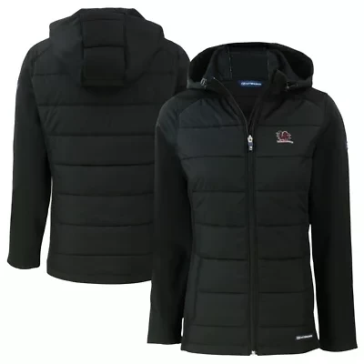 NCAA South Carolina Gamecocks Vault Evoke Hybrid Eco Softshell Recycled Full-Zip Hooded Jacket
