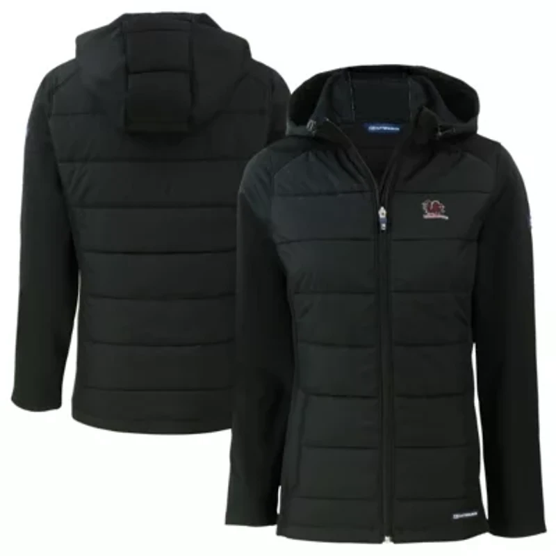 NCAA South Carolina Gamecocks Vault Evoke Hybrid Eco Softshell Recycled Full-Zip Hooded Jacket