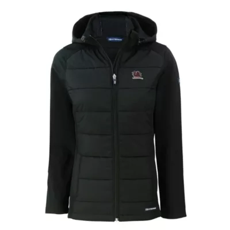 NCAA South Carolina Gamecocks Vault Evoke Hybrid Eco Softshell Recycled Full-Zip Hooded Jacket
