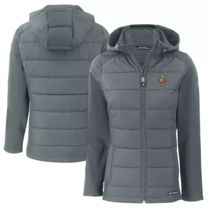 NCAA Tennessee Volunteers Vault Evoke Hybrid Eco Softshell Recycled Full-Zip Hooded Jacket