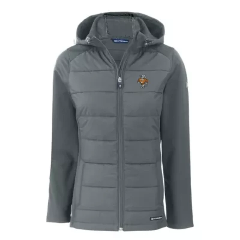 NCAA Tennessee Volunteers Vault Evoke Hybrid Eco Softshell Recycled Full-Zip Hooded Jacket