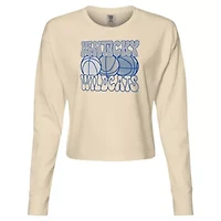 NCAA Kentucky Wildcats Basketball Cropped Long Sleeve T-Shirt