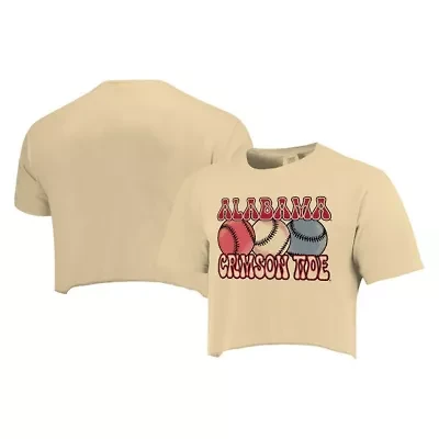 Alabama Crimson Tide NCAA Baseball Cropped T-Shirt