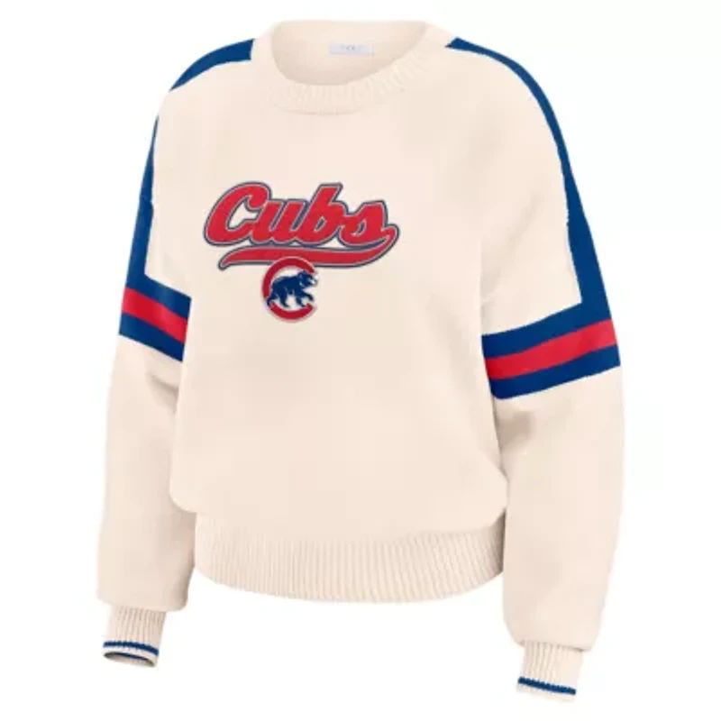 MLB Chicago Cubs Stripe Pullover Sweater