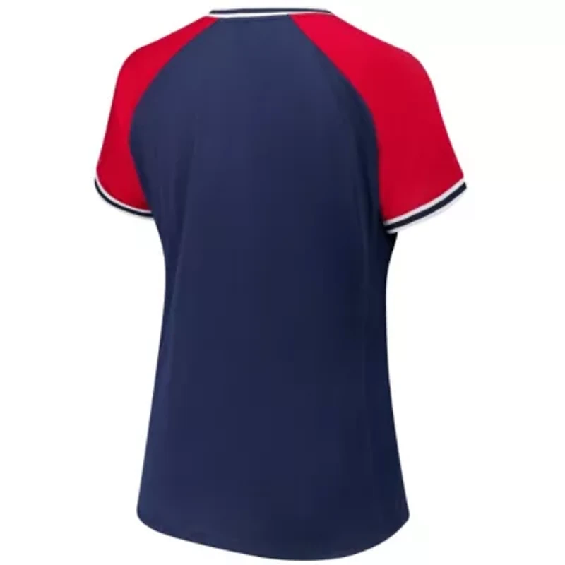 MLB Atlanta Braves Plus Crossover V-Neck T-Shirt