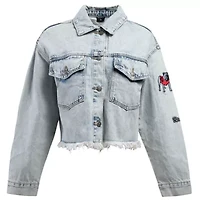 NCAA Georgia Bulldogs Lightwash Full-Button Jean Jacket