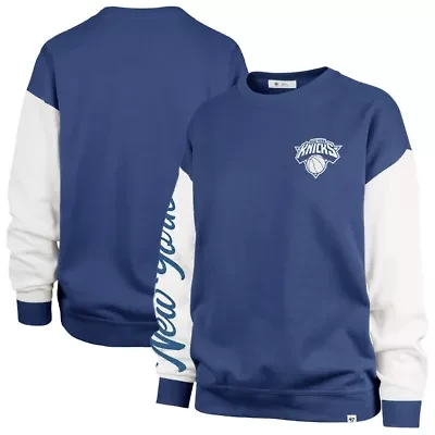NBA New York Knicks Plus Oversized Rise Andie Pullover Sweatshirt