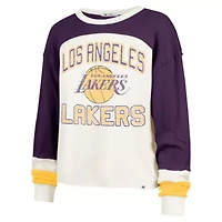 NBA Los Angeles Lakers Curve Raglan Long Sleeve T-Shirt