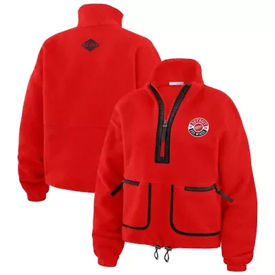 NHL Detroit Wings Polar Fleece Half-Zip Jacket