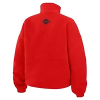 NHL Detroit Wings Polar Fleece Half-Zip Jacket