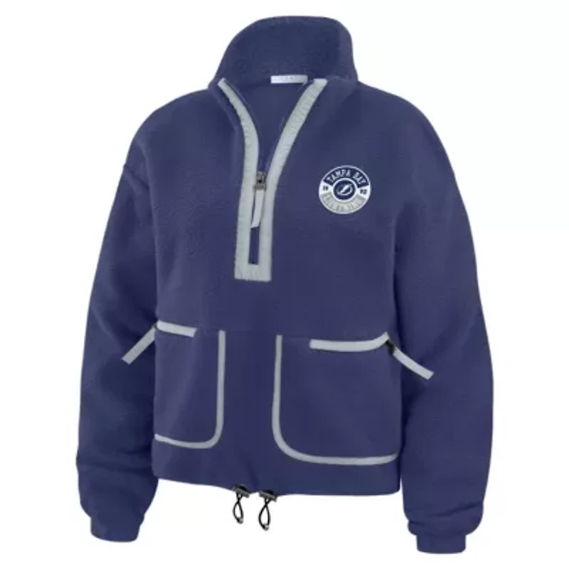 NHL Tampa Bay Lightning Polar Fleece Half-Zip Jacket