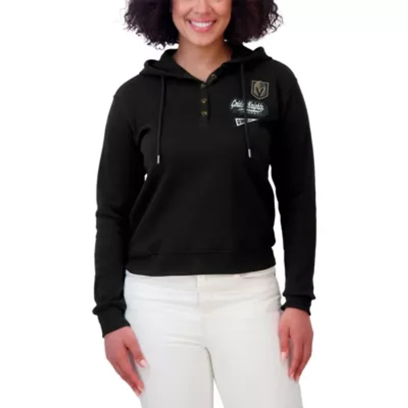NHL Vegas Golden Knights Waffle-Knit Pullover Hoodie