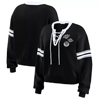 NHL Los Angeles Kings Cropped Lace-Up Sweater