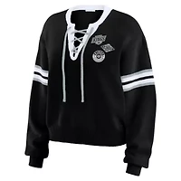 NHL Los Angeles Kings Cropped Lace-Up Sweater