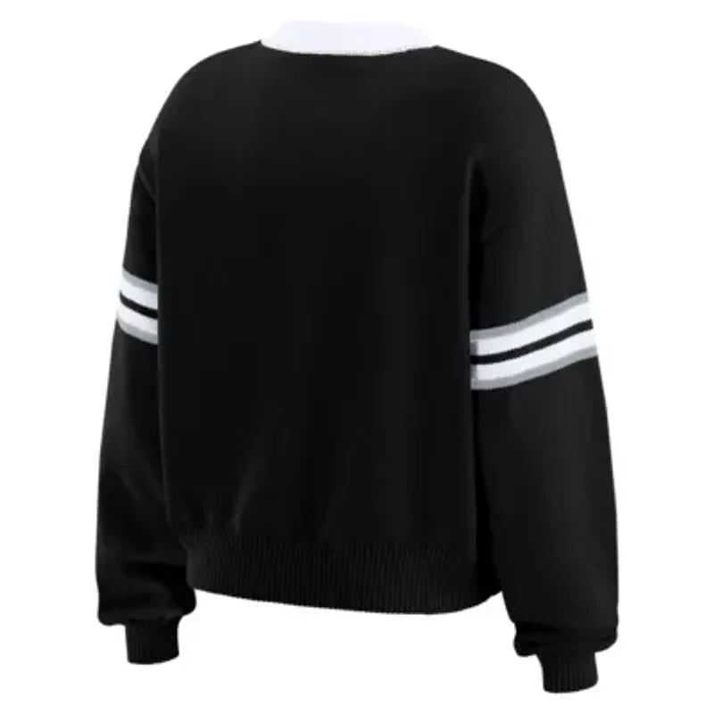 NHL Los Angeles Kings Cropped Lace-Up Sweater