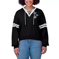 NHL Los Angeles Kings Cropped Lace-Up Sweater