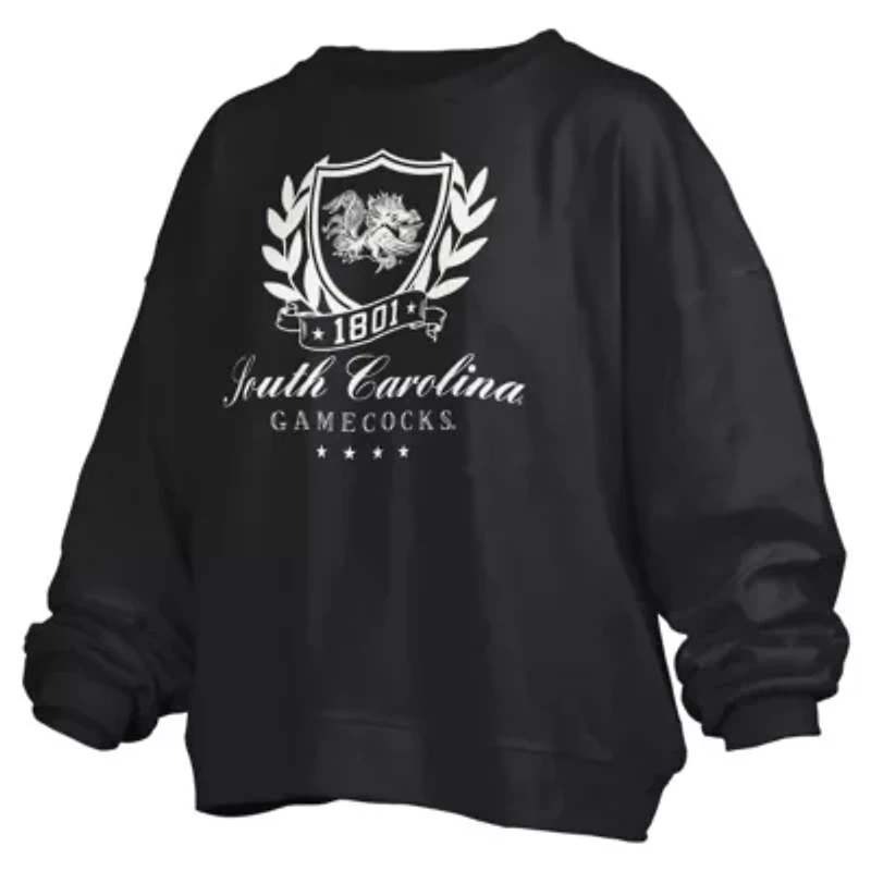NCAA South Carolina Gamecocks Big Aug Script Janice Oversized Pullover Sweatshirt