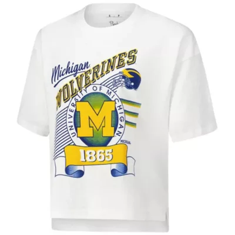 NCAA Michigan Wolverines Rock & Roll Slub T-Shirt