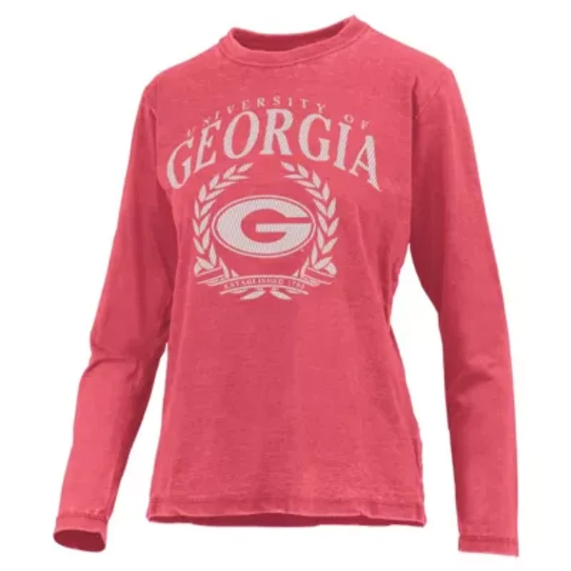 NCAA Georgia Bulldogs Chandler Leaf Arch Long Sleeve T-Shirt