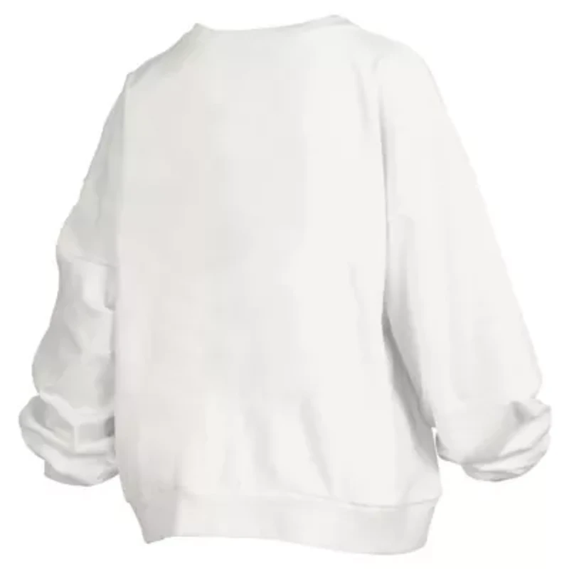 NCAA Clemson Tigers Janice Retro Logo Oversized Pullover Sweatshirt