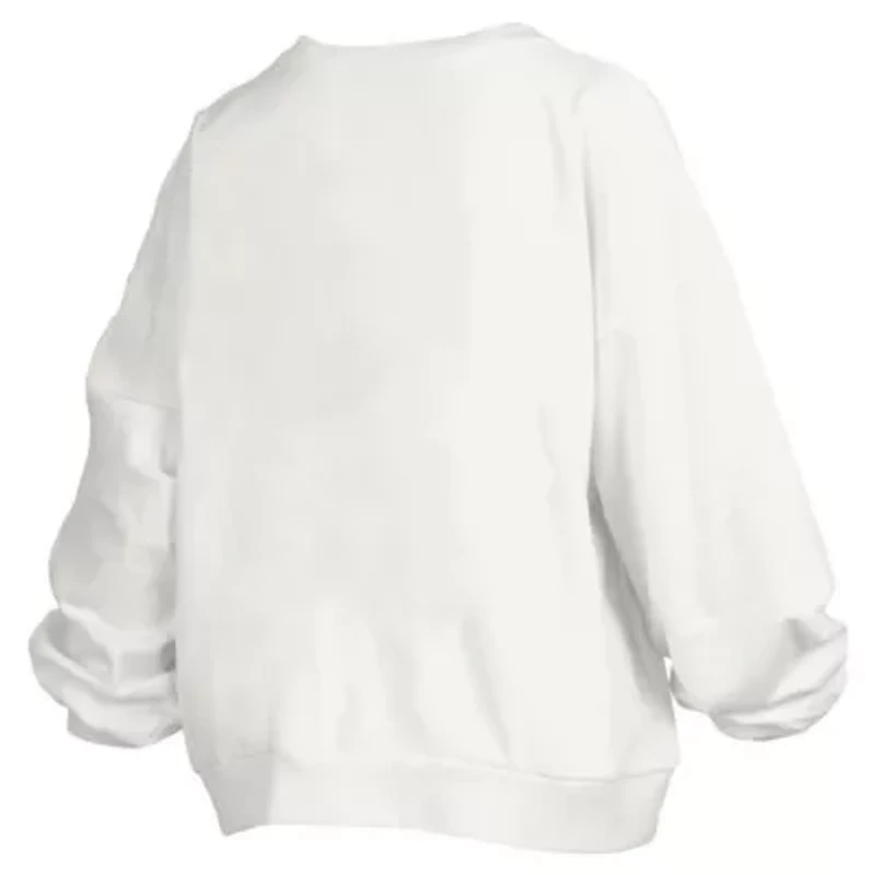 NCAA Florida State Seminoles Janice Retro Logo Oversized Pullover Sweatshirt
